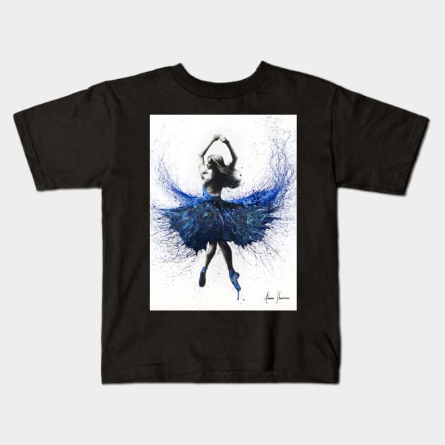 Bolshoi Crystal Dancer Kids T-Shirt by AshvinHarrison